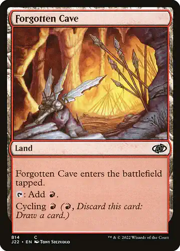 Forgotten Cave - j22 Spoiler