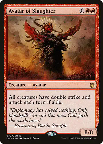 Avatar of Slaughter - cma Spoiler