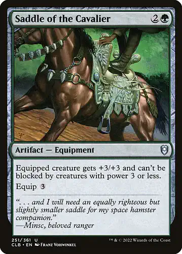 Saddle of the Cavalier - clb Spoiler