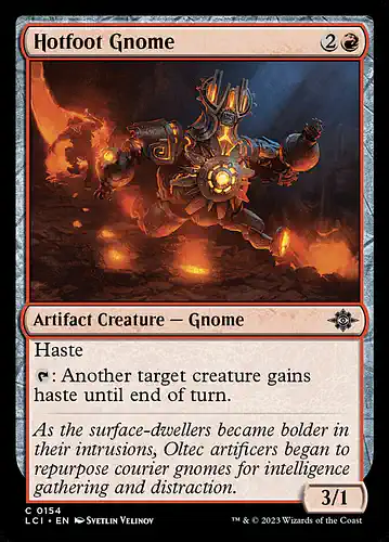 Hotfoot Gnome - lci Spoiler