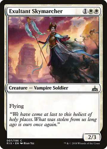 Exultant Skymarcher - rix Spoiler