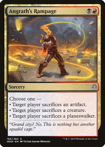 Angrath's Rampage - war Spoiler