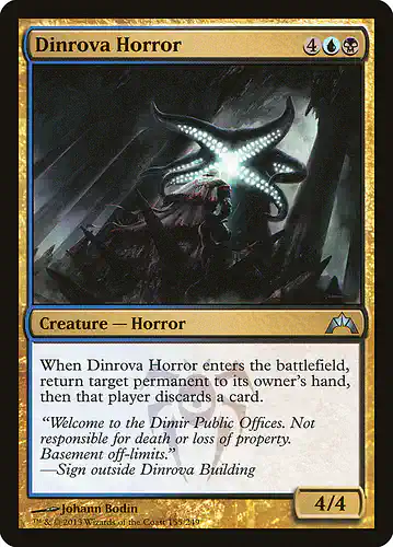 Dinrova Horror - gtc Spoiler