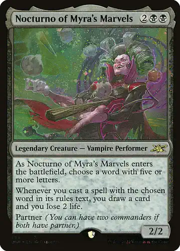 Nocturno of Myra's Marvels - unf Spoiler