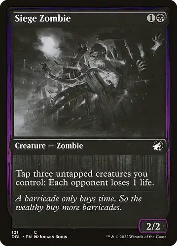 Siege Zombie - dbl Spoiler