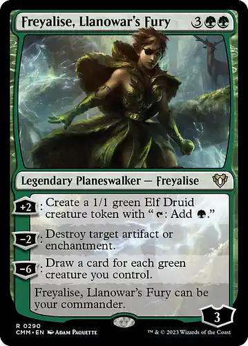 Freyalise, Llanowar's Fury - cmm Spoiler