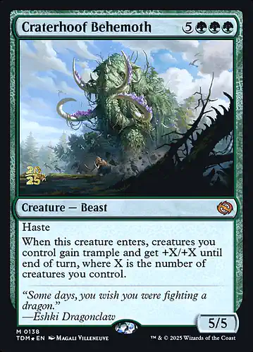 Craterhoof Behemoth - tdm Spoiler