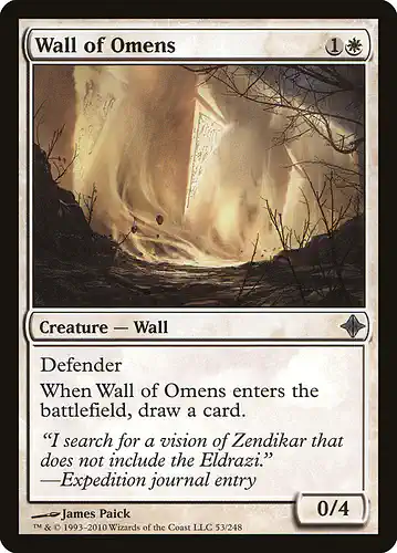 Wall of Omens - roe Spoiler