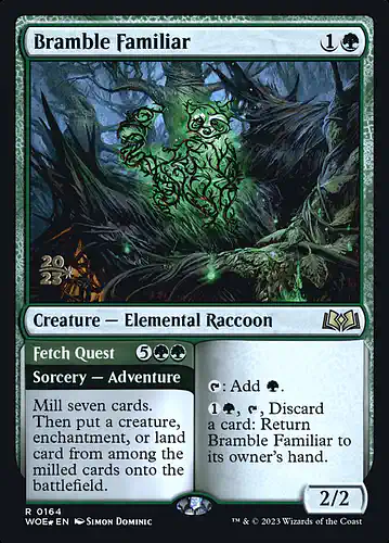 Bramble Familiar - woe Spoiler