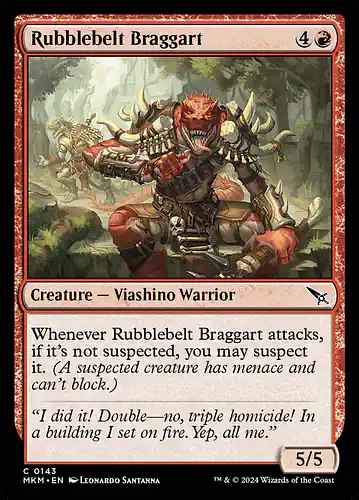 Rubblebelt Braggart - mkm Spoiler