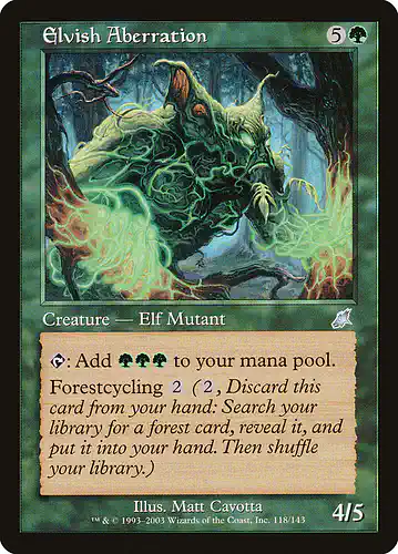 Elvish Aberration - scg Spoiler