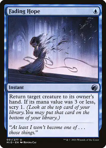 Fading Hope - mid Spoiler