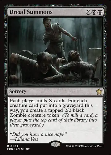 Dread Summons - fdn Spoiler