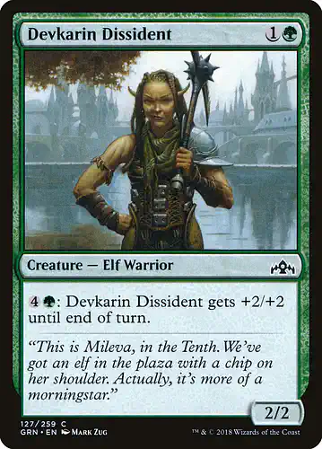 Devkarin Dissident - grn Spoiler