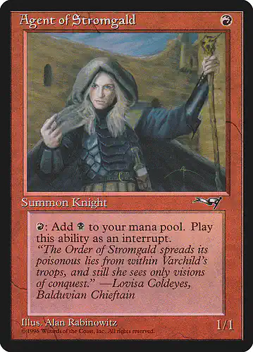 Agent of Stromgald - all Spoiler