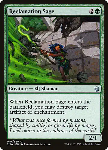 Reclamation Sage - cma Spoiler