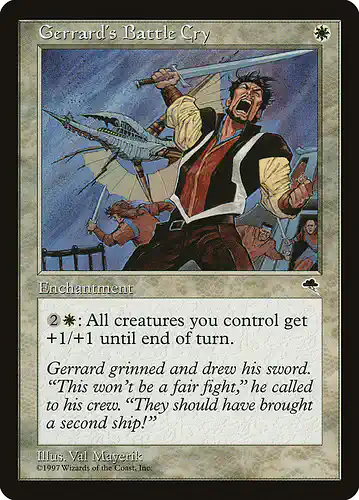 Gerrard's Battle Cry - tmp Spoiler