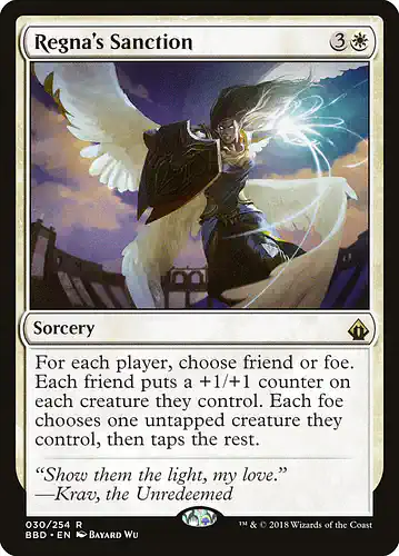 Regna's Sanction - bbd Spoiler