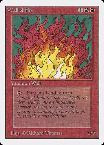Wall of Fire - 2ed Spoiler
