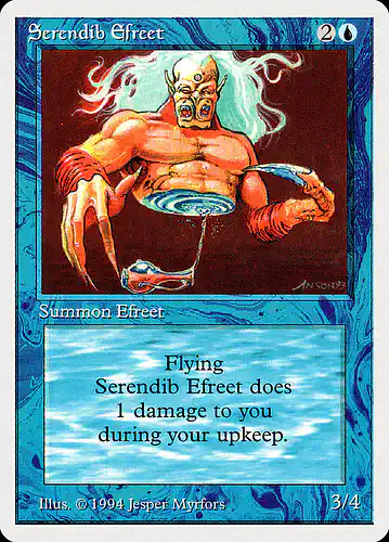 Serendib Efreet - sum Spoiler