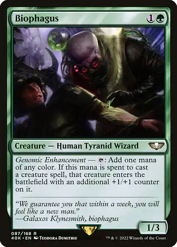 Biophagus - 40k Spoiler