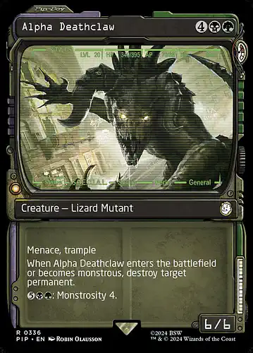 Alpha Deathclaw - pip Spoiler