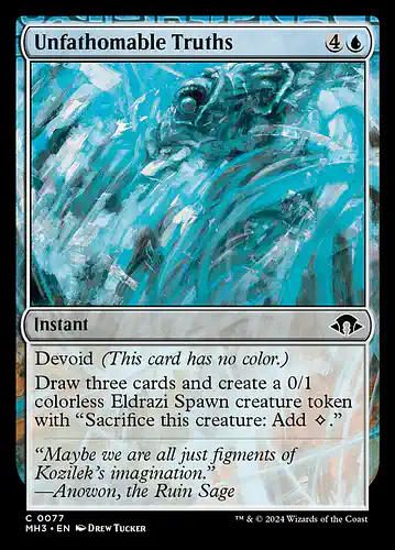 Unfathomable Truths - mh3 Spoiler
