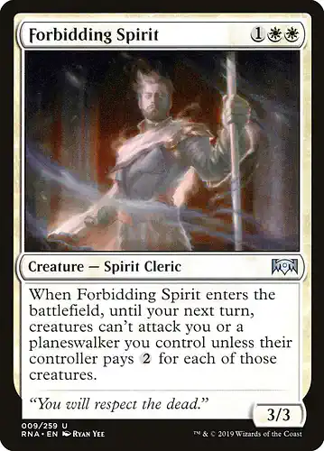 Forbidding Spirit - rna Spoiler