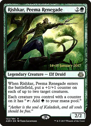 Rishkar, Peema Renegade - aer Spoiler