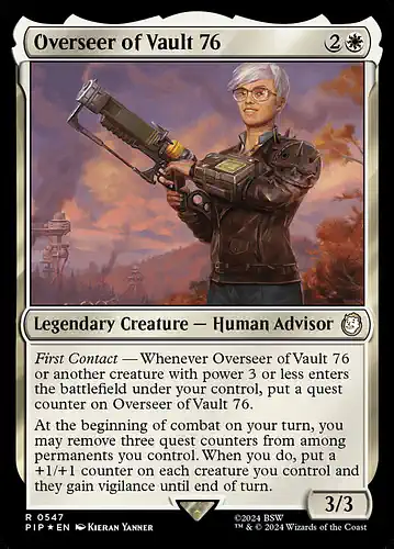 Overseer of Vault 76 - pip Spoiler