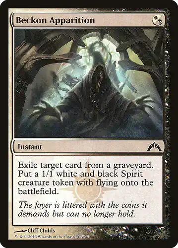Beckon Apparition - gtc Spoiler
