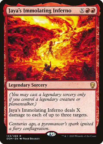 Jaya's Immolating Inferno - dom Spoiler