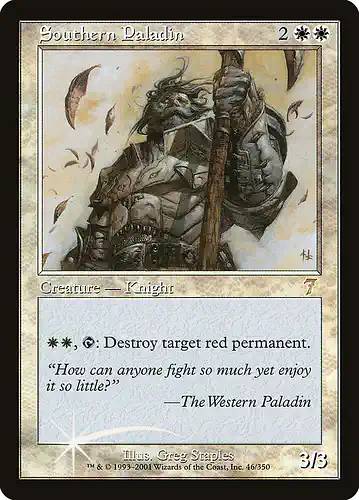 Southern Paladin - 7ed Spoiler