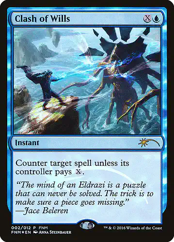Clash of Wills - f16 Spoiler