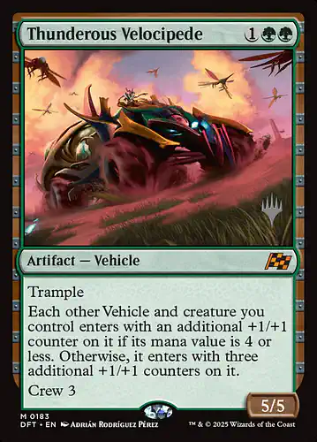 Thunderous Velocipede - dft Spoiler