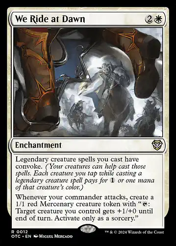 We Ride at Dawn - otc Spoiler