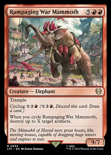 Rampaging War Mammoth - ltc Spoiler