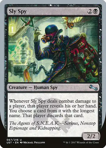 Sly Spy - ust Spoiler