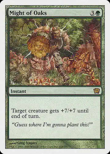 Might of Oaks - 9ed Spoiler