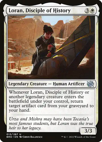 Loran, Disciple of History - bro Spoiler