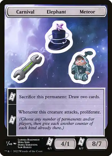 Carnival Elephant Meteor - unf Spoiler