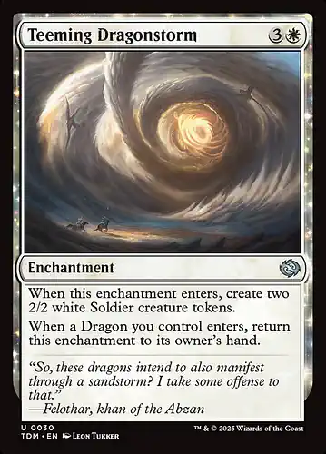 Teeming Dragonstorm - tdm Spoiler