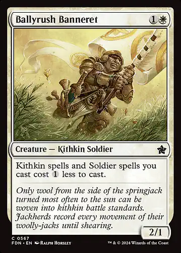 Ballyrush Banneret - fdn Spoiler