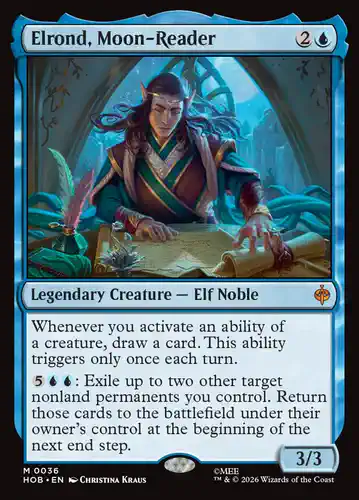 Elrond, Moon-Reader - hob Spoiler