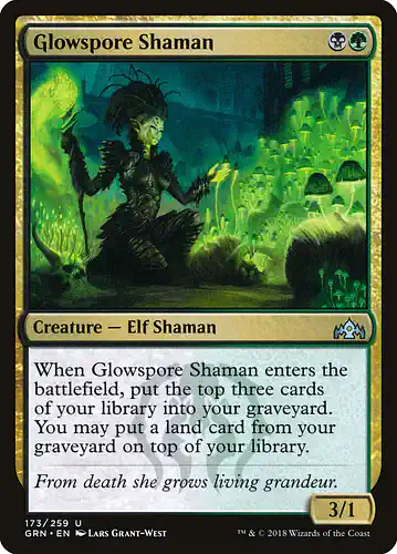 Glowspore Shaman - grn Spoiler