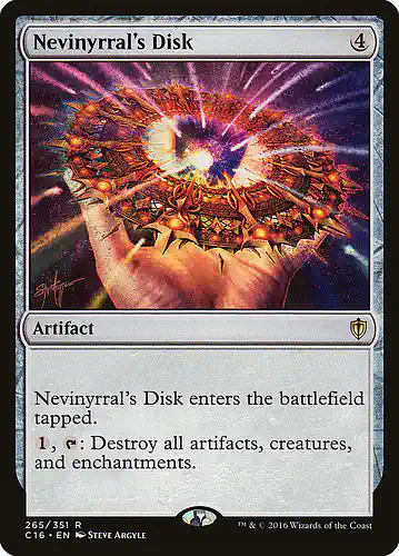 Nevinyrral's Disk - c16 Spoiler