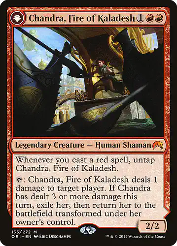Chandra, Fire of Kaladesh - ori Spoiler