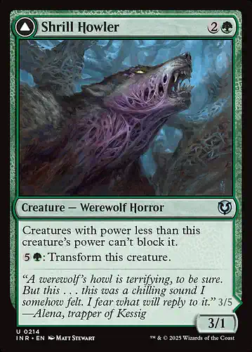 Shrill Howler - inr Spoiler