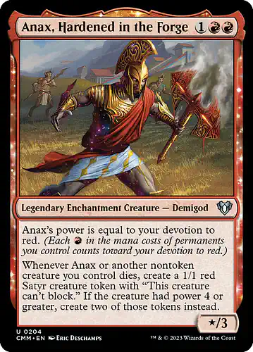 Anax, Hardened in the Forge - cmm Spoiler