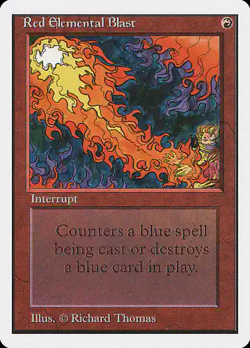 Red Elemental Blast - 2ed Spoiler